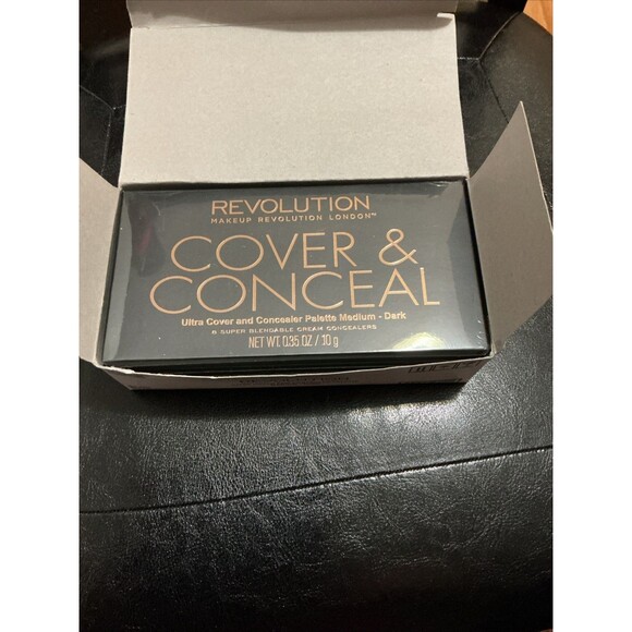 Revolution Ultra Cover And Concealer Palette makeup Medium To Dark brand new - Picture 2 of 3